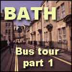 Bath bus tour England United Kingdom